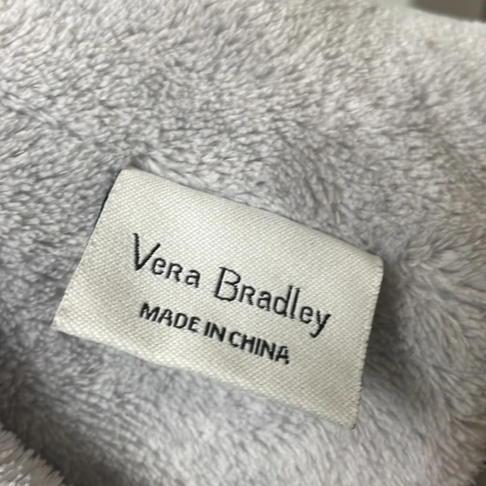 Vera Bradley Fleece Loop Infinity Scarf Blue Penguins Intarsia
